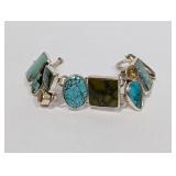 7" .925 Sterling The Dreamer Multi Stone Bracelet