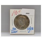 1967 40% Silv JFK Half $1 Dollar