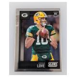 2020 Score Jordan Love (Foil) Rookie #444