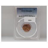 PCGS 1945-S MS66RD Wheat Cent