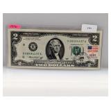 1976 $2 Fed Reserve Note & Postal Comm