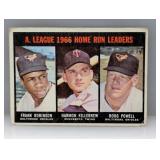 1967 Topps 1966 HR ldrs Robinson/Killebrew/Powell