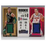 2017-18 Rookie Ticket Tatum Kennard Dual RC Relic