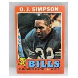 1971 Topps Football #260 O.J. Simpson HOF Bills