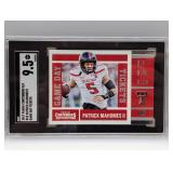 2017 Contenders DP Patrick Mahomes II #15 SGC 9.5