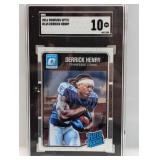 2016 Donruss Optic RRC Derrick Henry #165 SGC 10