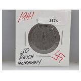 1941 Germany 50 Reich