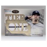 2024 Gerrit Cole Topps Tier One Relic Die Cut /199