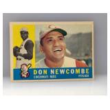 1960 Topps Baseball Don Newcombe HOF Dodgers/Reds