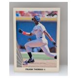 1990 Leaf Frank Thomas RC #300