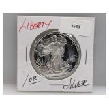 1oz .999 Silver Liberty Round