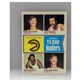 1974-75 Topps Basketball #81 Hawks Leaders HOF