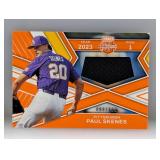 2023 Elite Extra Ed #1 Draft Pick Relic SP 099/199