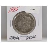 1885 90% Silver Morgan $1 Dollar