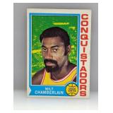 1974-75 Topps #250 Wilt Chaberlain HOF Lakers