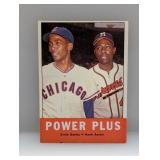 1963 Topps Power Plus Aaron/Banks HOF Braves/Cubs