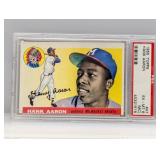 1955 Topps PSA 6 (MC) #47 Hank Aaron HOF Braves