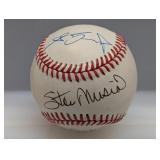 Stan Musial & Brian Jordan Baseball PSA COA Auto