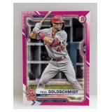 58/299 2021 Bowman Veterans Paul Goldschmidt Pink