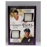 2023 Leaf Gordie Howe & Mario Lemieux Relic SP/45