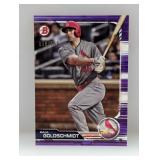 38/250 2019 Bowman Paul Goldschmidt Purple #85