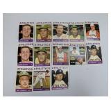 1964 Topps (13 KC Athletics) Partial Set Break