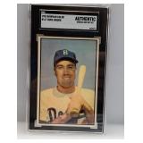 1953 Bowman Color Snider SGC AU Min Size Not Met