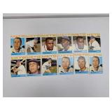 1964 Topps Baseball (12 Mets) Partial Set Break