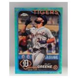 2024 Topps Chrome Riley Greene Aqua Ref 60/199