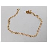 7" Vermeil/.925 Sterling Chain Link Bracelet