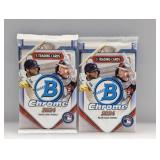 (2) 2024 Bowman Chrome Mega Packs