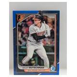 2024 Bowman Chrome Rutschman Blue Mojo Ref /150