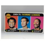 1970-71 Topps #1 Leaders Alcindor West Hayes HOF