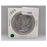 1888 90% Silver Morgan $1 Dollar