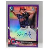 93/250 2018 Bowman Ch Prosp Chiang Auto Purple