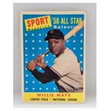 1958 Topps #486 Willie Mays (All Star) HOF Giants