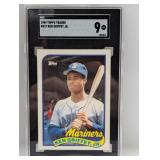 1989 Topps Traded #41T Ken Griffey Jr. SGC 9 MT