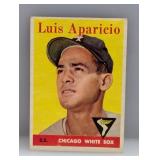 1958 Topps Baseball 85 Luis Aparicio HOF White Sox