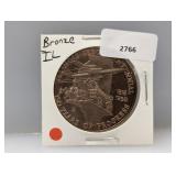 Bronze Illinois Sesquicentennial Token