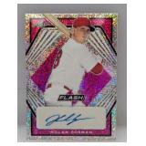 10/15 2021 Leaf Nolan Gorman Auto Pink Speckle