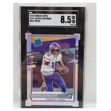 2020 Donruss Optic Holo Prizm Jefferson RC SGC 8.5