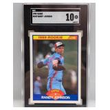 1989 Score #645 Randy Johnson ï¿½Rookieï¿½ SGC 10 GM