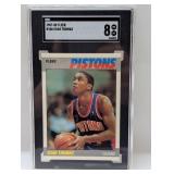 1987-88 Fleer #106 Isiah Thomas SGC * NM-MT