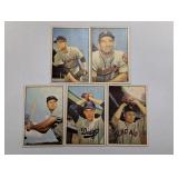 1953 Bowman Color (5 Diff Cards) (PSB)