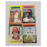 1975 Topps (4 Diff - HOFrs) Robin Yount (RC)