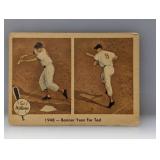 1959 Fleer #36 Ted Williams *crease down card