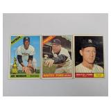 1961 & 1966 Topps (Whitey Fords/Joe Morgan- HOF)