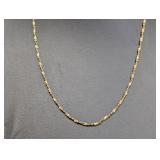 24" Vermeil/.925 Sterling Chain Necklace