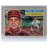 1956 Topps Ron Negray 7 RC-VERY SP GRAY BACK