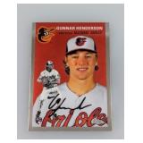 2023 Topps Chrome Gunnar Henderson Rookie #50